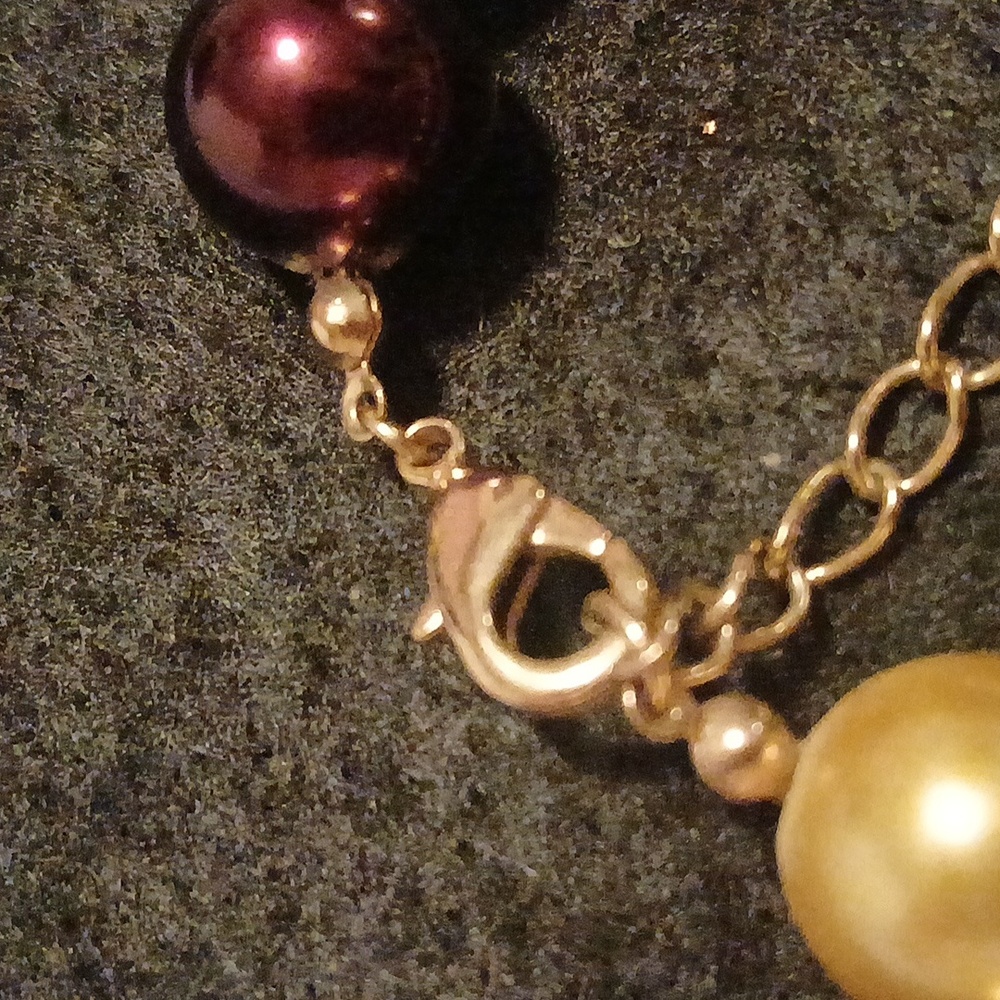 Kenneth Jay Lane Multicolor Pearl Necklace - Picture 3 of 5